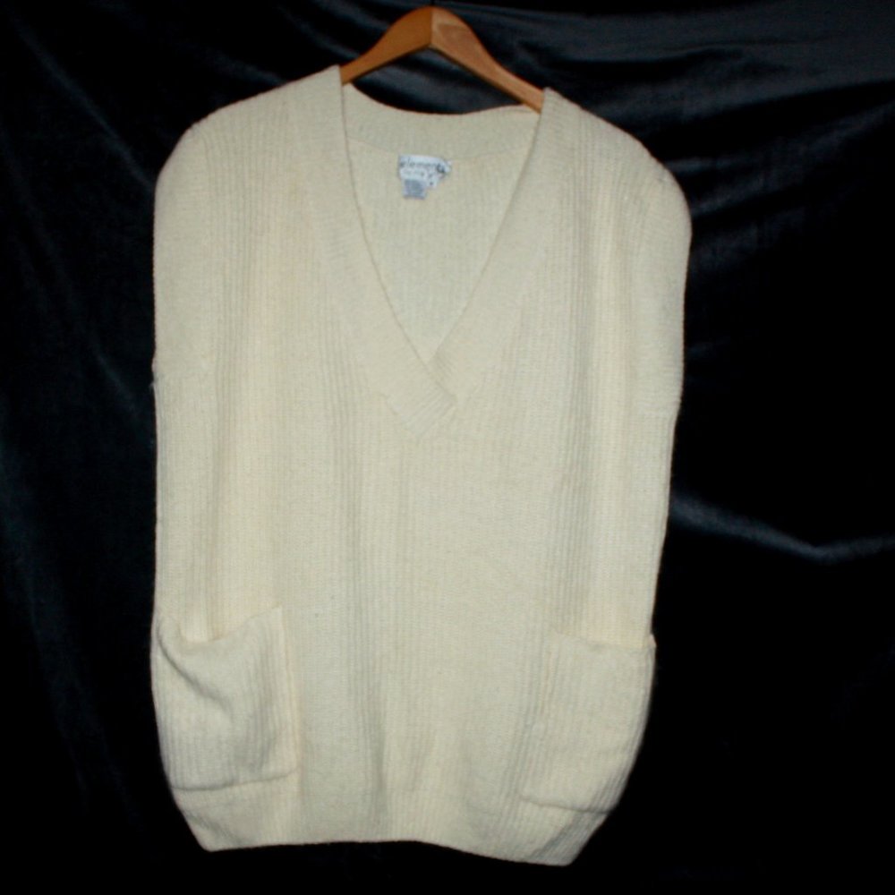Vintage Angora/Silk/Lambswool Blend Tank Sweater by ELEMENTS Kim Tulin 🌵M